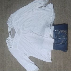 Maurices White flowy top